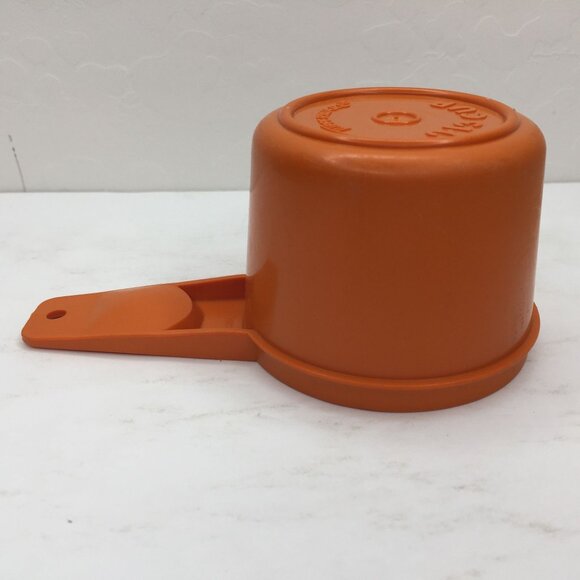 Vintage Tupperware Replacement 2/3 Measuring Cup Orange Kitchen Tool Kitchenware - Picture 5 of 7